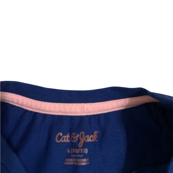 Cat & Jack flip sequin dog shirt size L 10/12 - Picture 2 of 3